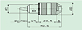 Keyed Chuck for Air Motors 6F0419/20